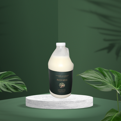 1/2 Gallon size Rice Milk Conditioning Spray by Ijo Natural Hair Products | rice milk condition | rice milk hair products